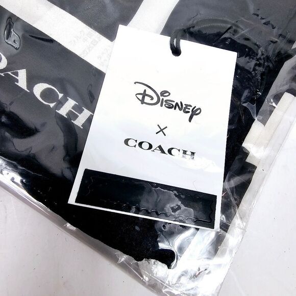 SEALED NWT Disney X Coach Mickey Mouse Winking Silk Scarf SOLD OUT DEADSTOCK! - Picture 4 of 6